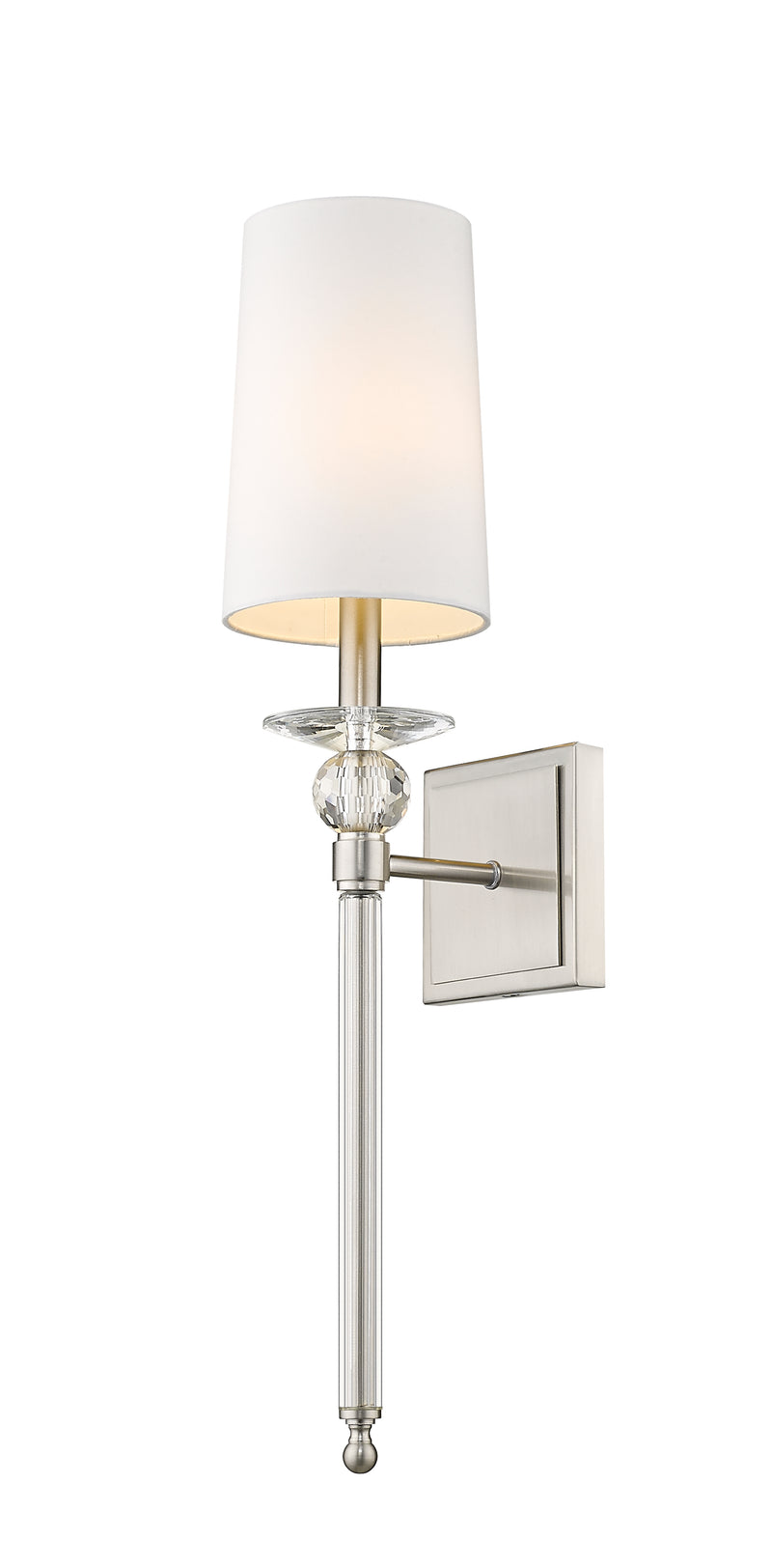 Ava 1 Light 5.5" Wall Sconce in Brushed Nickel