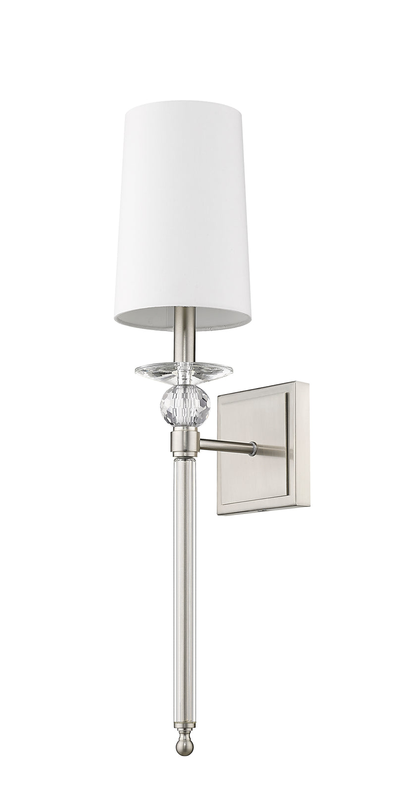 Ava 1 Light 5.5" Wall Sconce in Brushed Nickel