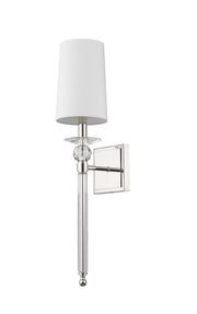 Ava 1 Light 5.5" Wall Sconce in Polished Nickel