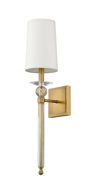 Ava 1 Light 5.5" Wall Sconce in Rubbed Brass