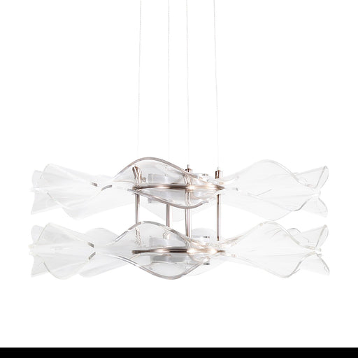 Vetrina 2-Tier Pendant in Light Gold
