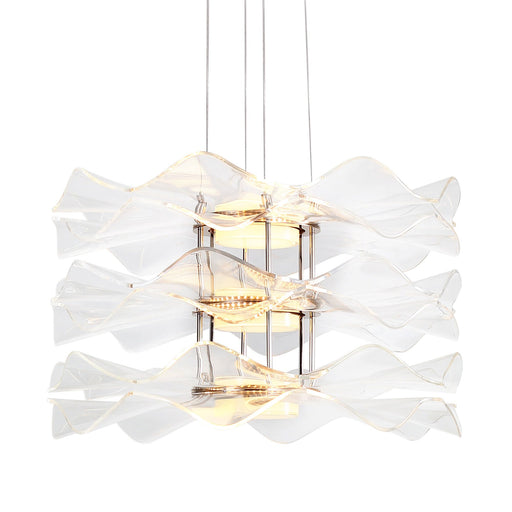 Vetrina 3-Tier Pendant in Light Gold
