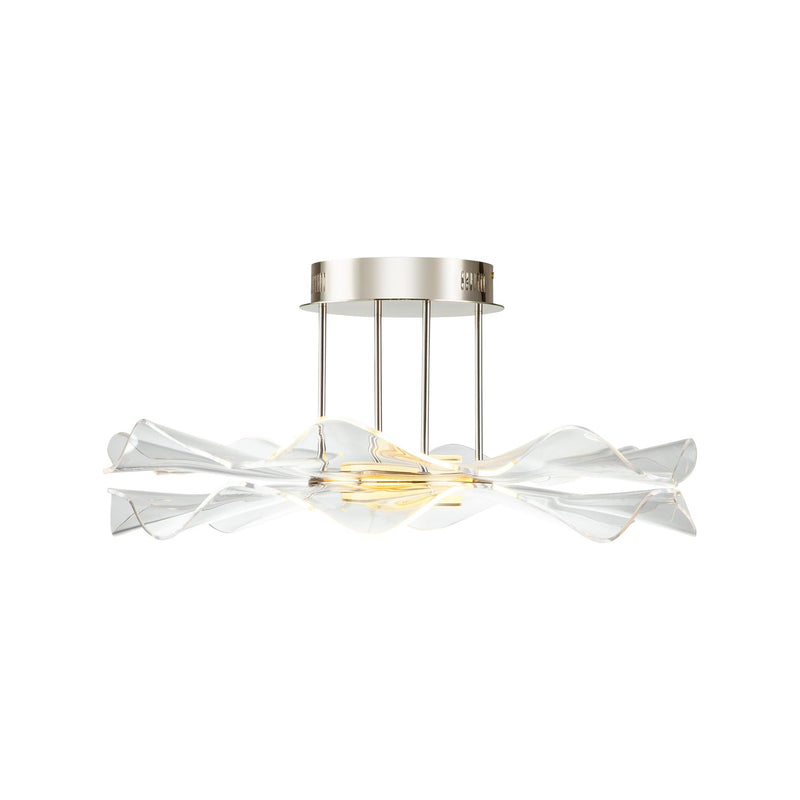Vetrina Semi-Flush Mount in Light Gold