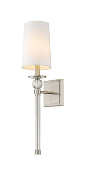 Mia 1 Light 5.5" Wall Sconce in Brushed Nickel