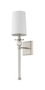 Mia 1 Light 5.5" Wall Sconce in Brushed Nickel
