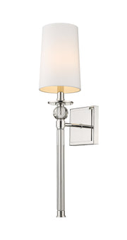 Mia 1 Light 5.5" Wall Sconce in Polished Nickel