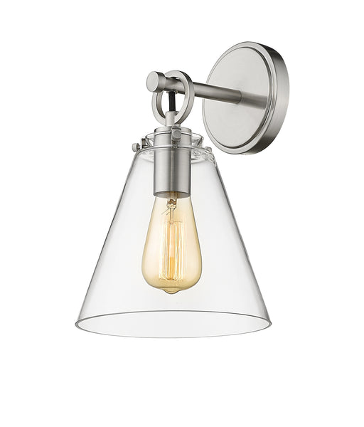Harper 1 Light 8" Wall Sconce in Brushed Nickel