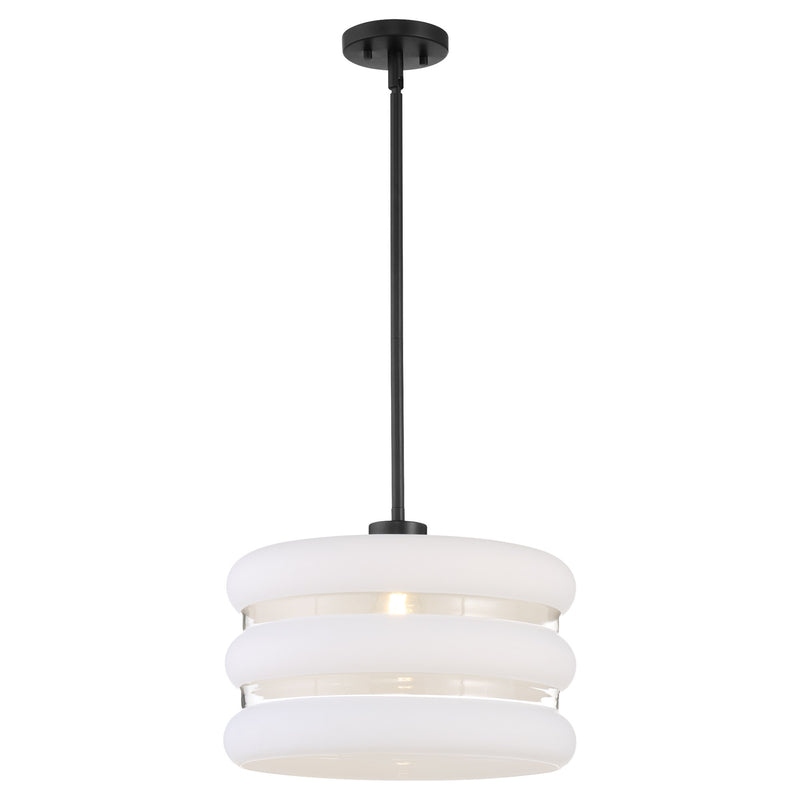 Gillis 16" Pendant in Matte Black