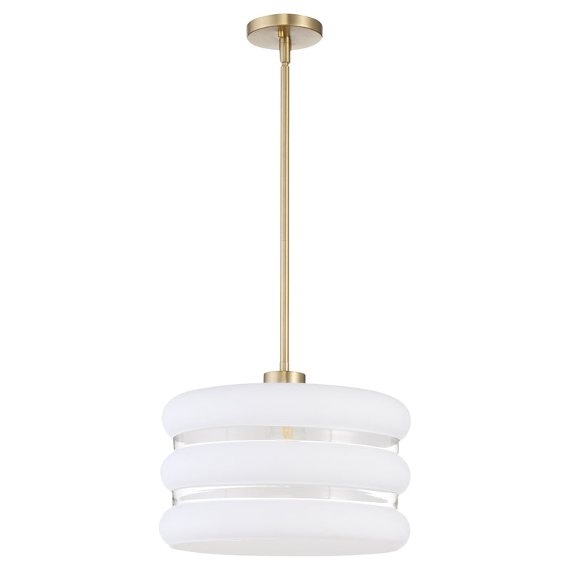 Gillis 16" Pendant in Aged Brass