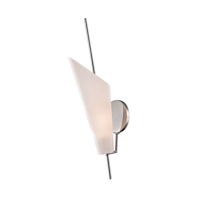 Cooper 2-Light Wall Sconce in Polished Nickel