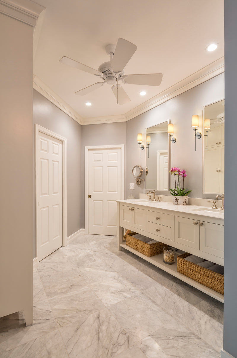Emily 1 Light 5.5" Wall Sconce, 26" Tall in Brushed Nickel in a room setting