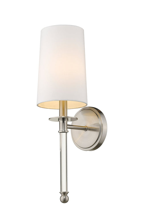 Mila 1 Light 5.5" Wall Sconce in Brushed Nickel
