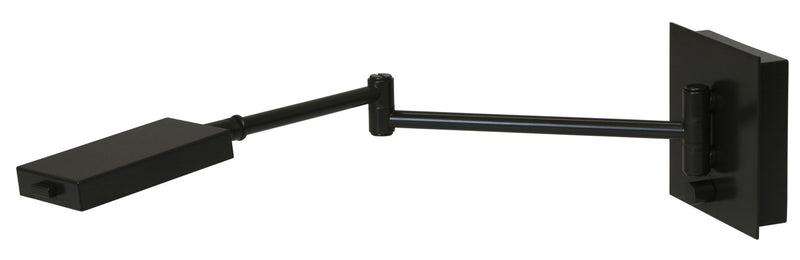 Generation Swing Arm LED Wall Lamp in architectural bronze