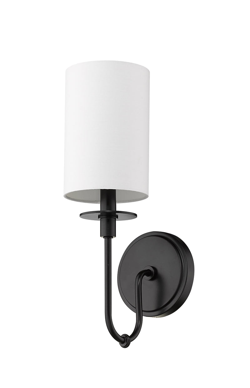 Ella 1 Light 5" Wall Sconce in Matte Black