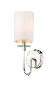 Ella 1 Light 5" Wall Sconce in Polished Nickel