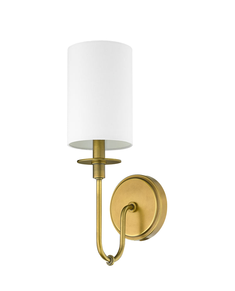 Ella 1 Light 5" Wall Sconce in Rubbed Brass