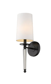Avery 1 Light 5.5" Wall Sconce in Matte Black