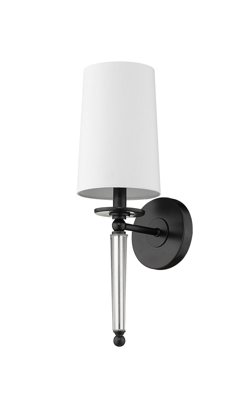 Avery 1 Light 5.5" Wall Sconce in Matte Black