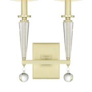 Paxton 2 Light 11.5" Sconce in Aged Brass