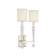 Paxton 2 Light 11.5" Sconce in Polished Nickel