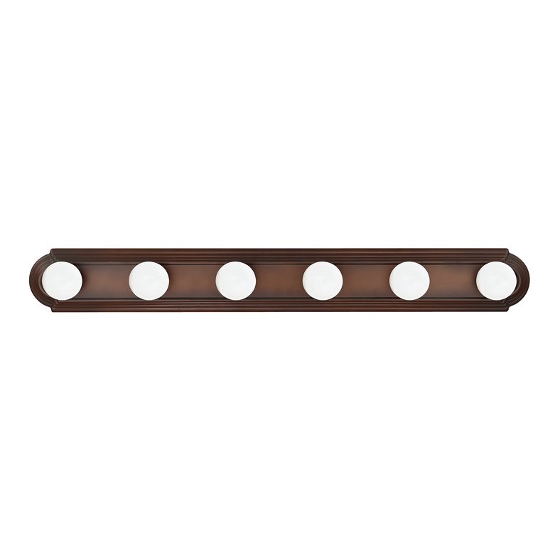 Alice 6-Light Bath Vanity Light in Burnished Bronze