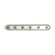 Alice 6-Light Bath Vanity Light in Matte Nickel