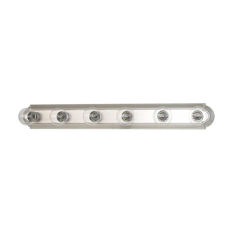 Alice 6-Light Bath Vanity Light in Matte Nickel