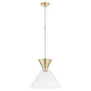 Beldar Pendant in Aged Brass