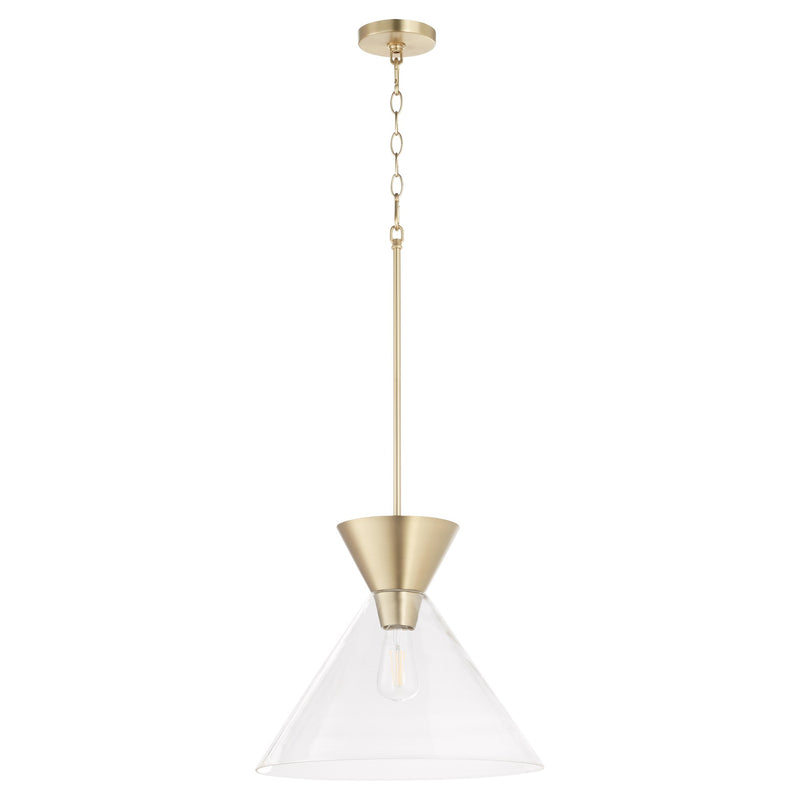Beldar Pendant in Aged Brass