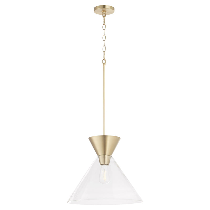 Beldar Pendant in Aged Brass