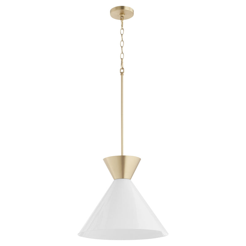 Beldar Pendant in Aged Brass