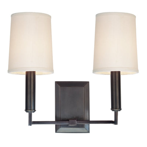 Clinton 2-Light Wall Sconce in Old Bronze