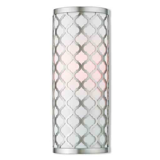 Arabesque 1 Light ADA Wall Sconce in Brushed Nickel