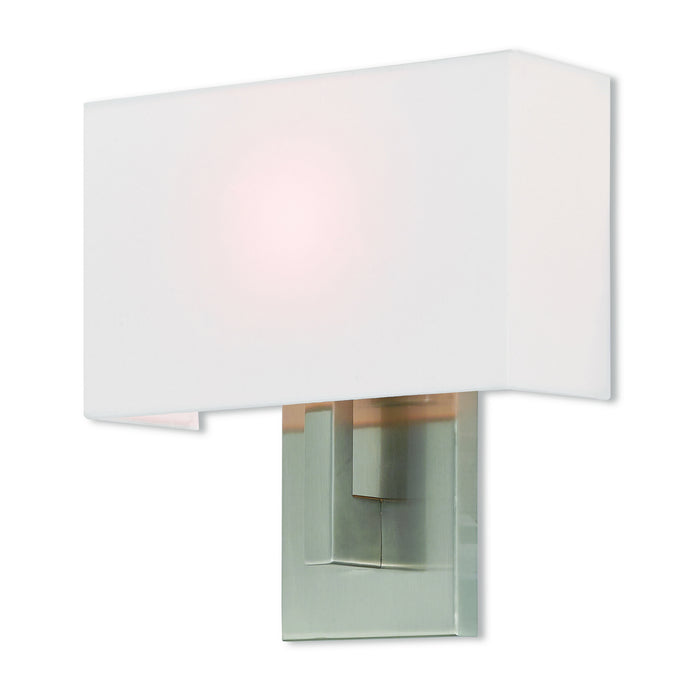 Hayworth 1 Light ADA Wall Sconce in Brushed Nickel