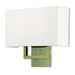 Pierson 2 Light ADA Wall Sconce in Antique Brass