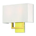 Pierson 2 Light ADA Wall Sconce in Polished Brass