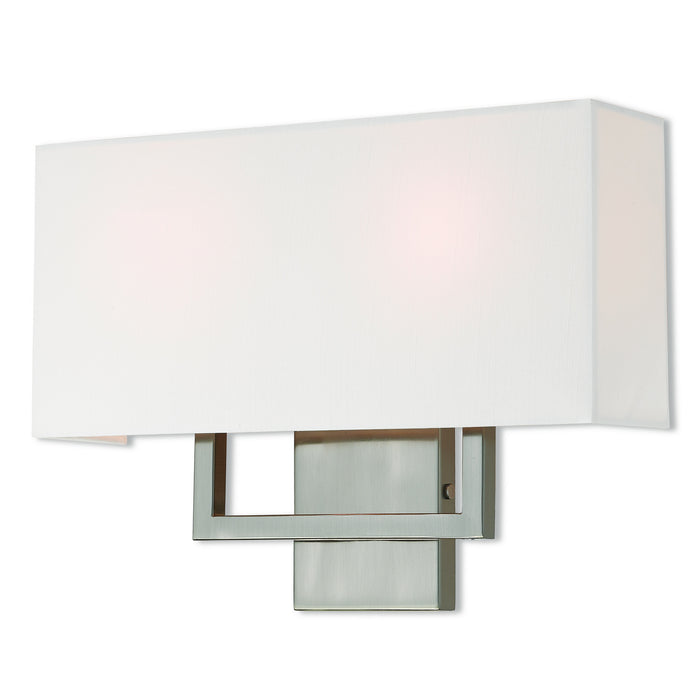 Pierson 2 Light ADA Wall Sconce in Brushed Nickel