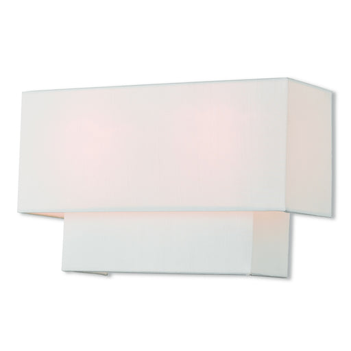 Claremont 2 Light ADA Wall Sconce in Brushed Nickel