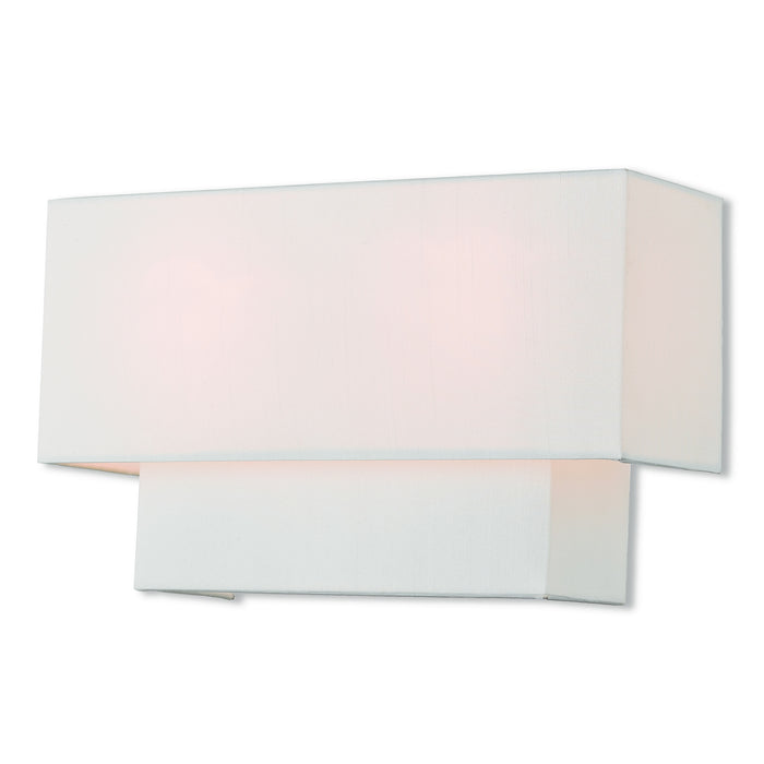 Claremont 2 Light ADA Wall Sconce in Brushed Nickel