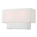 Claremont 2 Light ADA Wall Sconce in Brushed Nickel