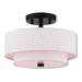 Claremont 2 Light Ceiling Mount in English Bronze