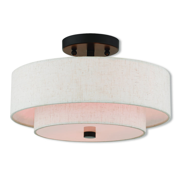 Claremont 2 Light Ceiling Mount in English Bronze