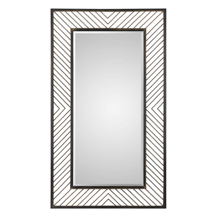 Uttermost's Karel Chevron Mirror Designed by Grace Feyock - Lamps Expo