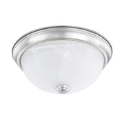 Bates 2-Light Flush Mount in Chrome - Lamps Expo