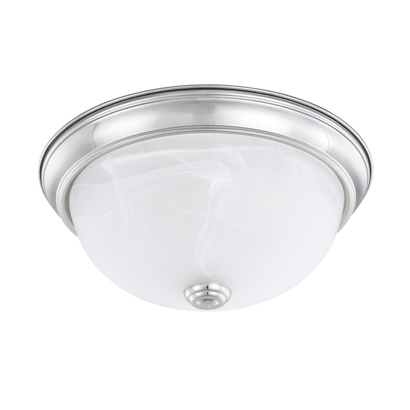 Bates 2-Light Flush Mount in Chrome - Lamps Expo