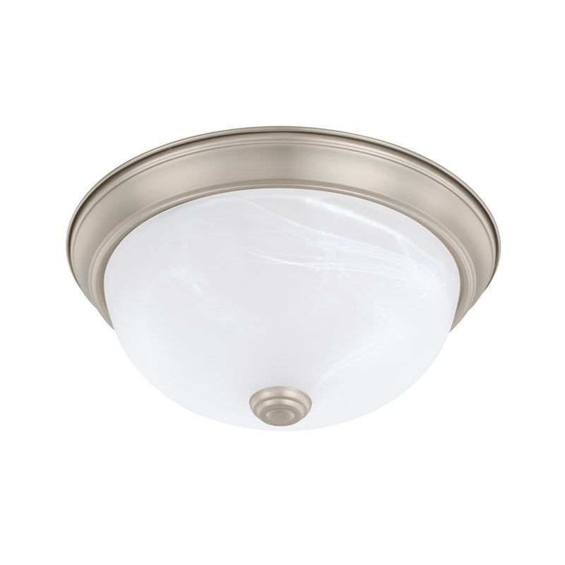 Bates 2-Light Flush Mount in Matte Nickel - Lamps Expo
