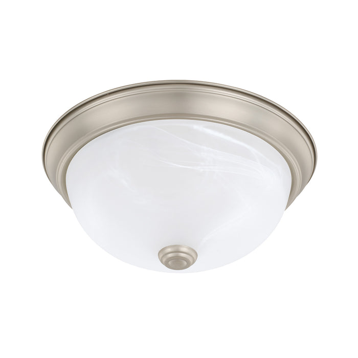 Bates 2-Light Flush Mount in Matte Nickel - Lamps Expo