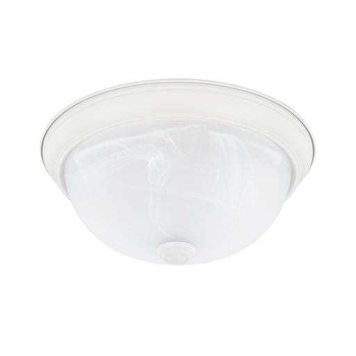 Bates 2-Light Flush Mount in Matte White - Lamps Expo