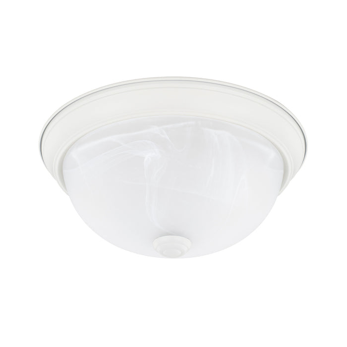 Bates 2-Light Flush Mount in Matte White - Lamps Expo