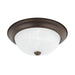 Bates 2-Light Flush Mount in Bronze - Lamps Expo